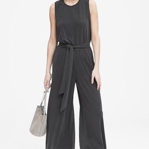 Banana Republic Wide Leg Ponte Jumpsuit